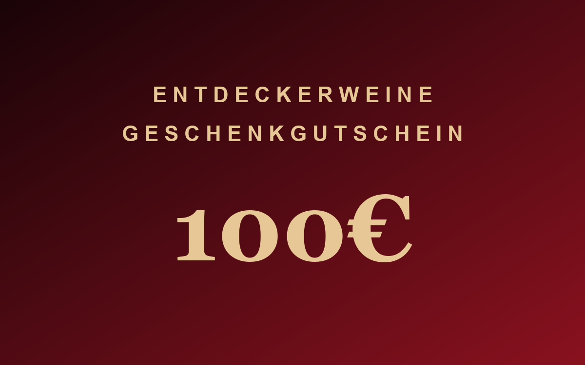 Geschenkgutschein 100 Euro