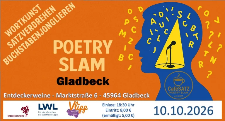 CaféSATZ Poetry Slam – 10.10.2026